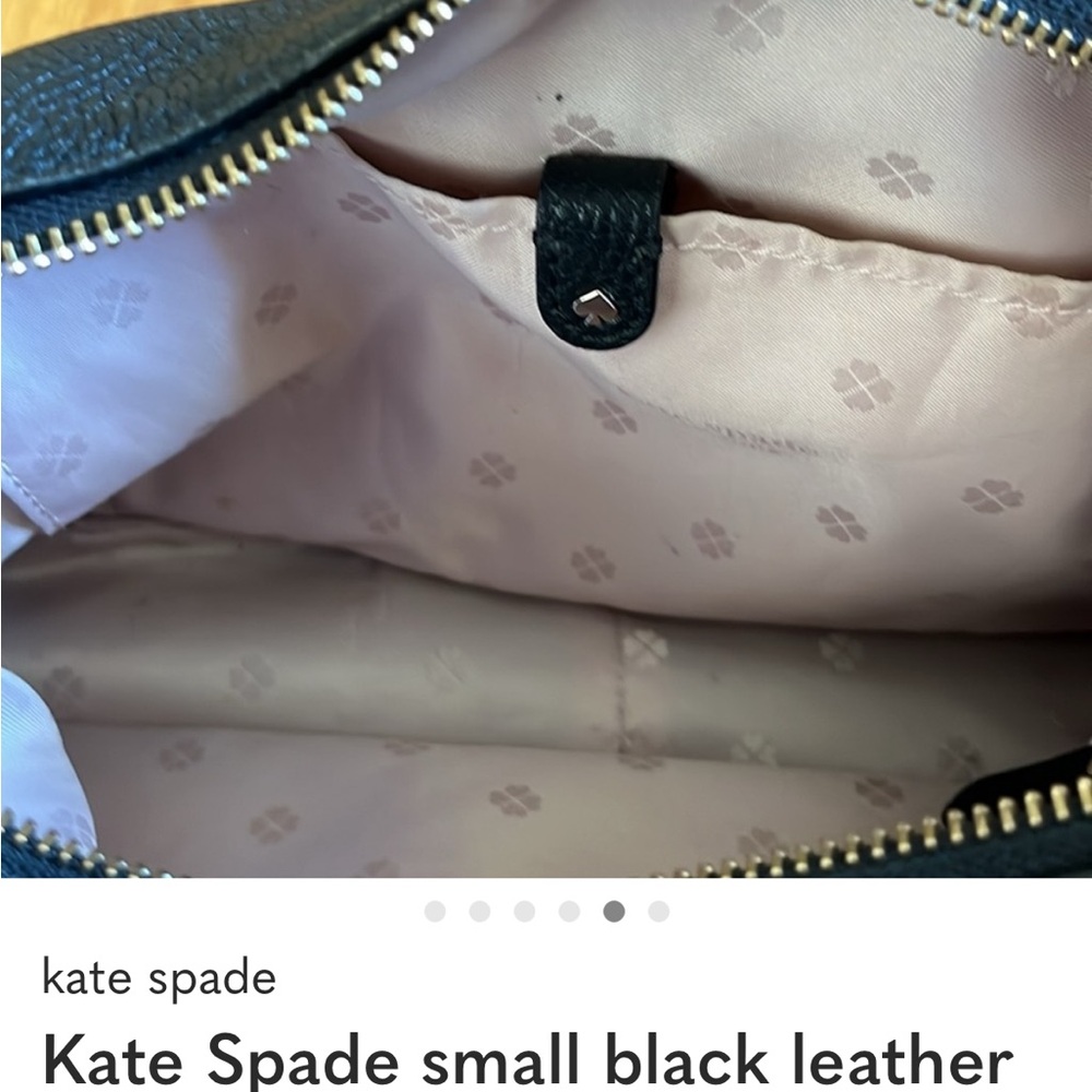 Kate Spade Black Leather Hobo Bag - Picture 3 of 4